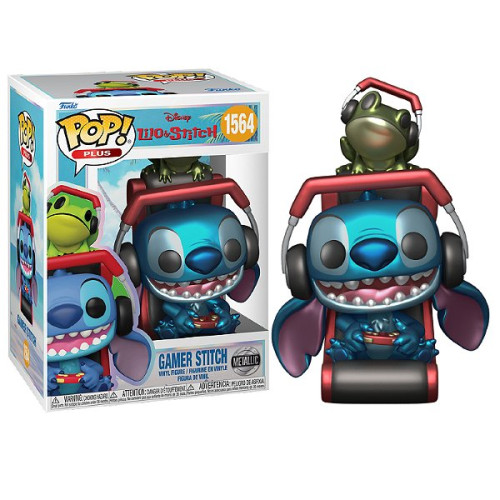 Gamer Stitch  metallic Lilo & Stitch #1564 - Produto Original