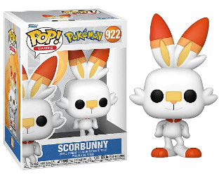 Funko Pop Desenho/Games - Pokemon - Scorbunny 922-Pokemon-922
