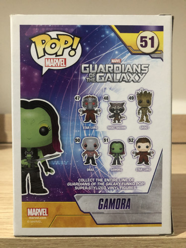 Funko Pop Gamora - Marvel Guardians Of The Galaxy - #51