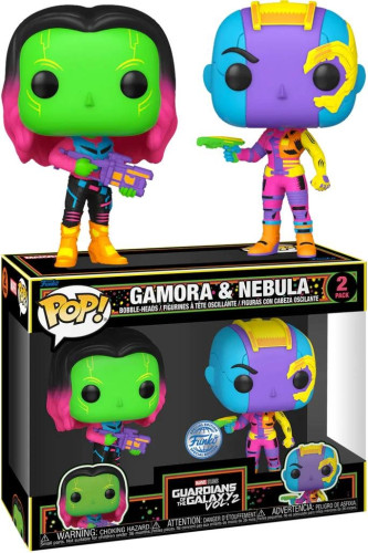 Funko Pop Gamora&Nebula Pack 2-Guardiões Da Galáxia Vol 2-2
