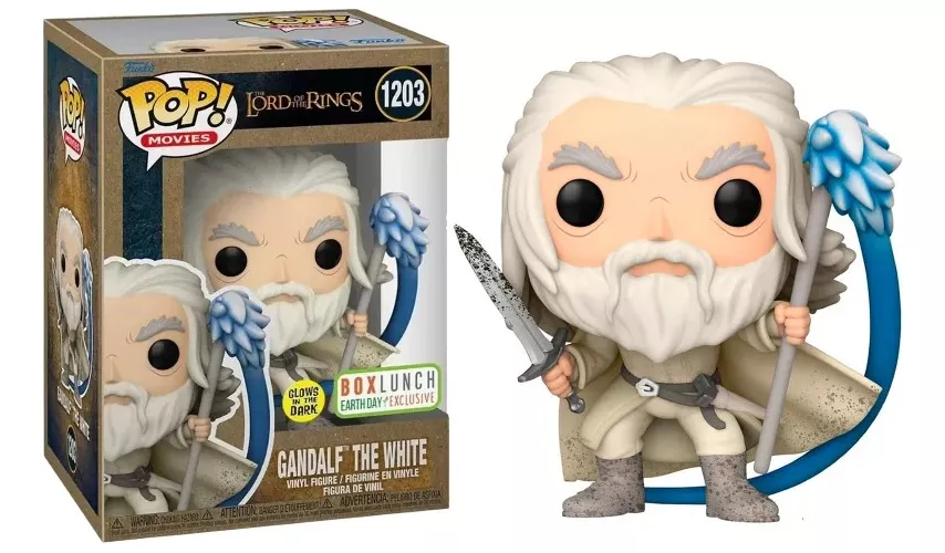 Funko Pop Gandalf The White Boxlunch Exclusive Glow In The Dark