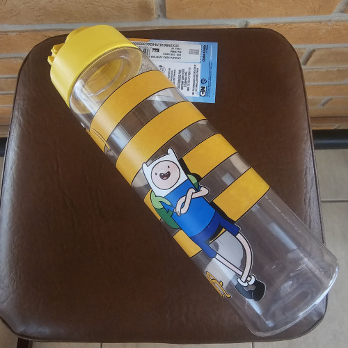 Caneca e Copo Garrafa Plástica Hora de Aventura Adventure Time # - Produto Original