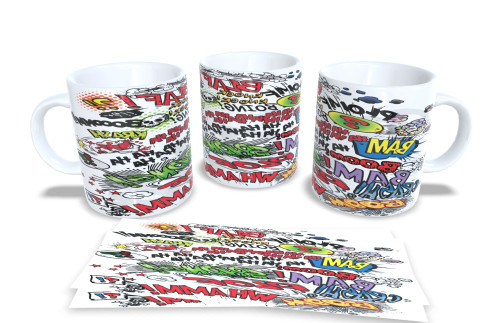 Caneca Pop Art Fight - Presente Gamer/Geek-Gibis-