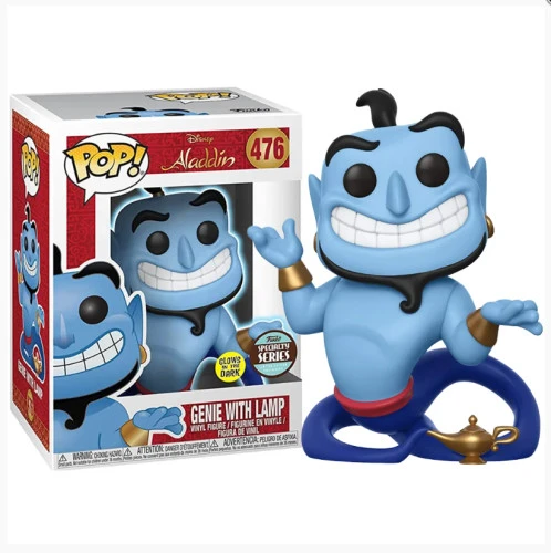 Genie With Lamp Glow * Detalhes Na Caixa - Disney  #476