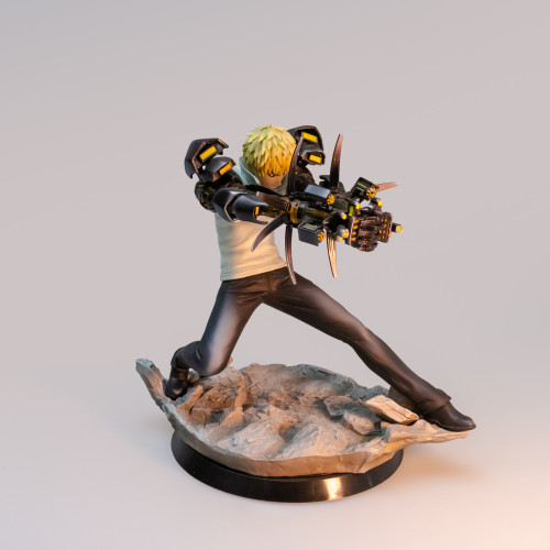 Genos Tsume Art X-tra One Punch Man Figure Original Com Caixa One Punch Man # - Produto Original