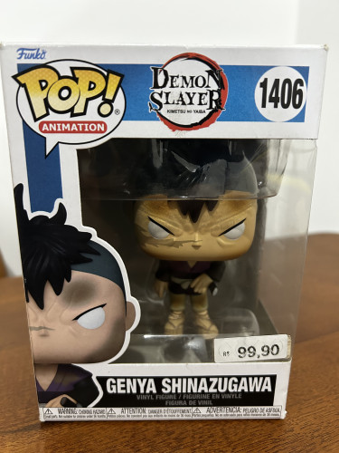 Genya Shinazugawa Demon Slayer:Kimetsu No Yaiba #1406 - Produto Original
