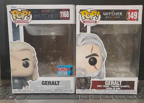 Funko Pop Geralt caixas-The Witcher-149