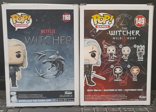 Funko Pop Geralt caixas - The Witcher - #149