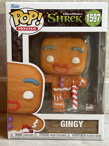 Funko Pop Gingy 1597 - Homem Biscoito 🍪 - DreamWorks Shrek #1597 - Produto Original