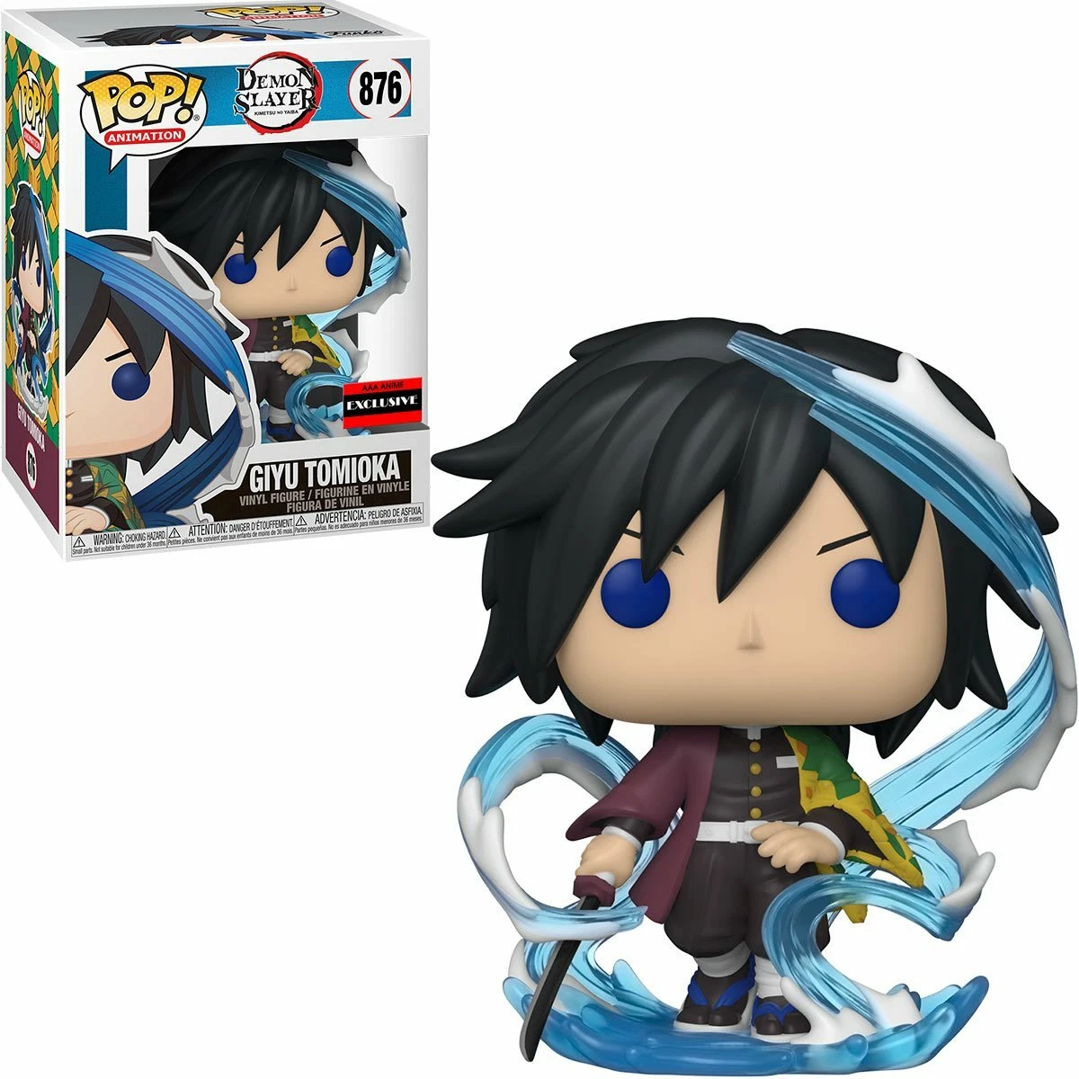 Giyu Tomioka - AAA Anime Exclusive (detalhes Na Caixa) - Demon Slayer  #876
