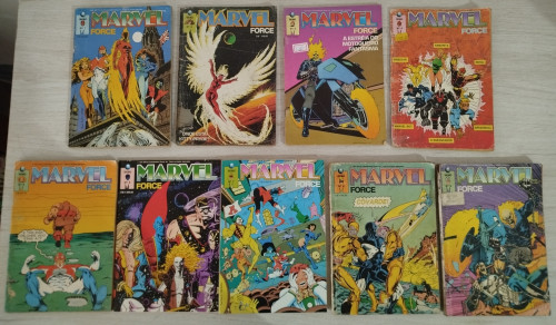 Hq Quadrinhos Marvel Force (coleção Completa Em 9 Edições) Marvel # - Produto Original