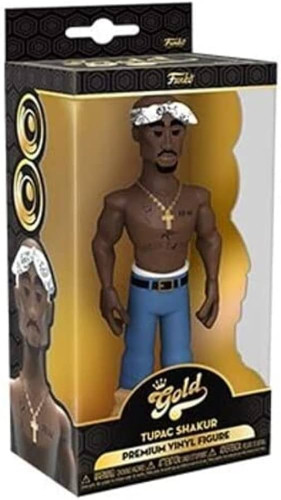 Gold 5 Vinyl Figure Rappers 2Pac Tupac Shakur Funko Gold 5 Vinyl Figure Rappers 2Pac Tupac Shakur Funko #5 - Produto Original