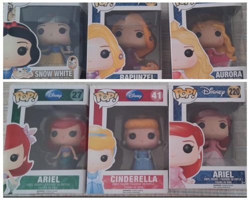 Funko Pop Set Com 6 Princesas-Princesas - Disney-06