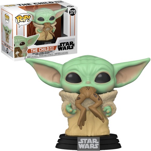 Funko Pop!® The Child/grogu With Frog 379 - The Mandalorian Pop! Star Wars #379 - Produto Original