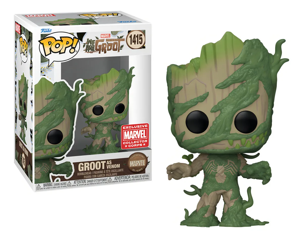 Funko Pop Groot As Venom Marvel We Are Groot #1415 - Produto Original