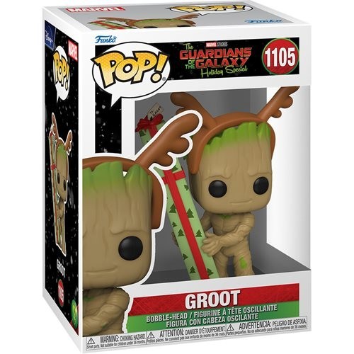 Funko Pop Groot - Christmas - Marvel Guardians Of The Galaxy - #1105