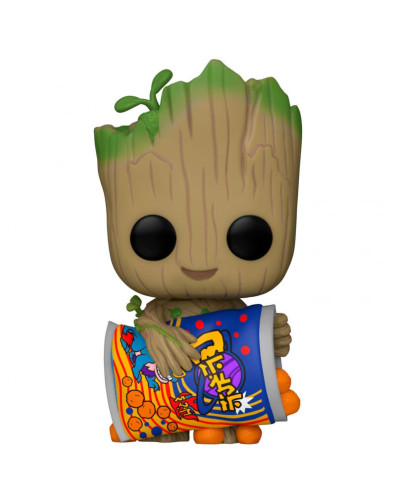 Funko Pop Groot With Cheese Puffs-I Am Groot-1196