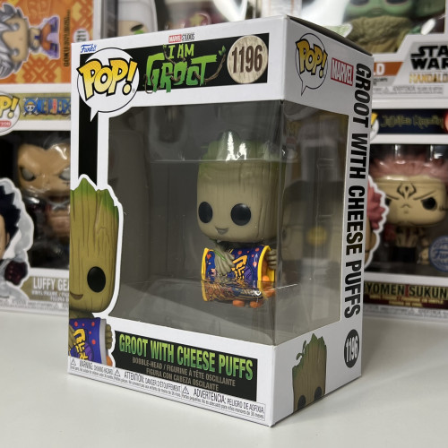 Funko Pop Groot With Cheese Puffs - I Am Groot - #1196
