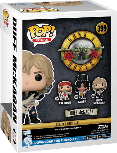 Funko Pop Guns And Roses - Duff Mckagan - (1980's)-Guns N' Roses-399