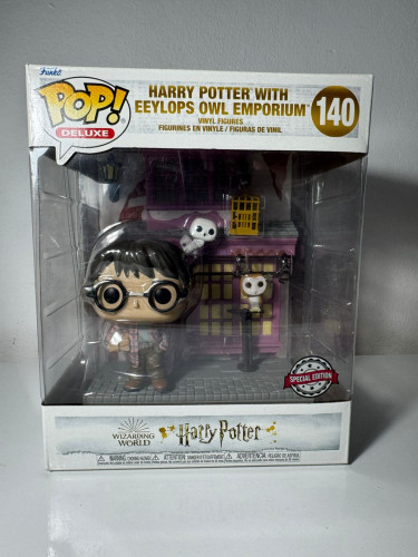Funko Pop HARRY POTTER EXCLUSIVE - HARRY POTTER WITH EEYLOPS OWL EMPORIUM-Harry Potter-140