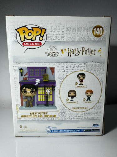 Funko Pop HARRY POTTER EXCLUSIVE - HARRY POTTER WITH EEYLOPS OWL EMPORIUM - Harry Potter - #140