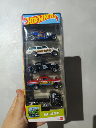Action Figures HOT WHEELS - PACK 5 CARROS - HOT WHEELS HW GASSERS-HOTWHEELS-