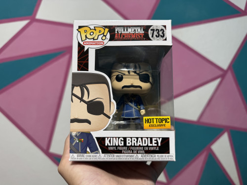 Hot Topic Funko Pop King Bradley Fullmetal Alchemist Fullmetal Alchemist #733 - Produto Original