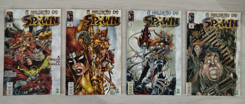 HQ Quadrinhos A Maldição de Spawn (completo em 12 volumes) Spawn # - Produto Original