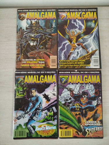 HQ Quadrinhos Amálgama (completo em 4 edições) Amalgama # - Produto Original