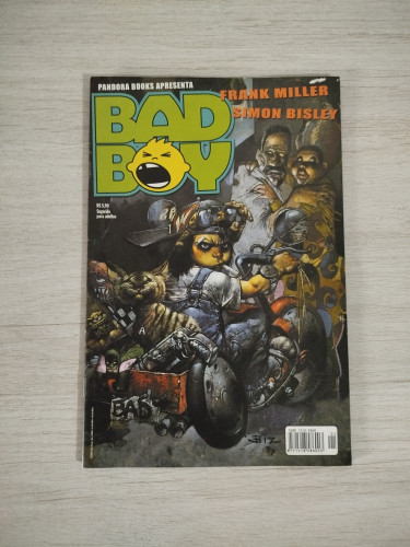 HQ Quadrinhos Bad Boy - Frank Miller e Simon Bisley (Pandora Books Apresenta 1) Bad Boy # - Produto Original