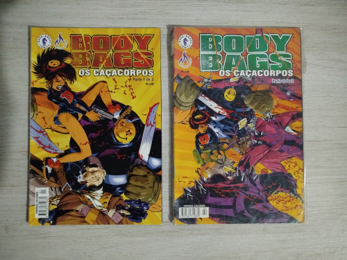 HQ Quadrinhos Body Bags - Os Caçacorpos (completo em 2 Volumes) Body Bags # - Produto Original