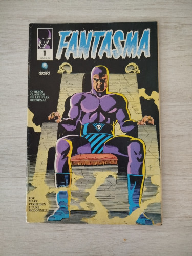 HQ Quadrinhos Fantasma 1 (Formato Americano, Editora Globo) O Fantasma # - Produto Original