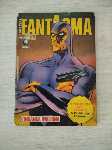 HQ Quadrinhos Fantasma Especial 34 (Formatinho, Editora Globo) O Fantasma # - Produto Original