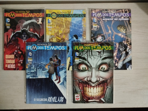 HQ Quadrinhos Fim dos Tempos (minissérie completa em 10 volumes) DC # - Produto Original