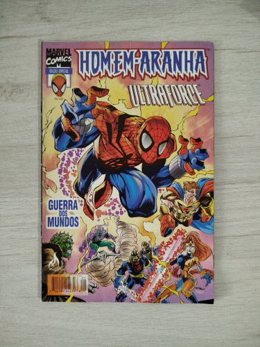 HQ Quadrinhos Homem-Aranha e Ultraforce - Guerra dos Mundos Homem Aranha # - Produto Original