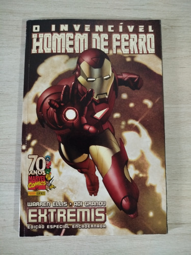 HQ Quadrinhos Homem De Ferro - Extremis (encadernado capa cartão) Homem De Ferro # - Produto Original