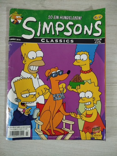 HQ Quadrinhos Simpsons Classics 23 (em alemão) The Simpsons # - Produto Original