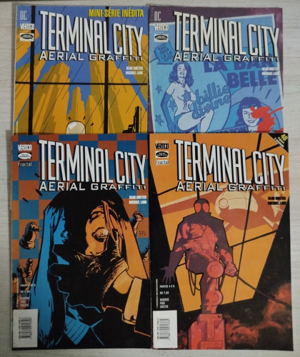 HQ Quadrinhos Terminal City - Aerial Graffiti (completo em 4 volumes) Terminal City # - Produto Original