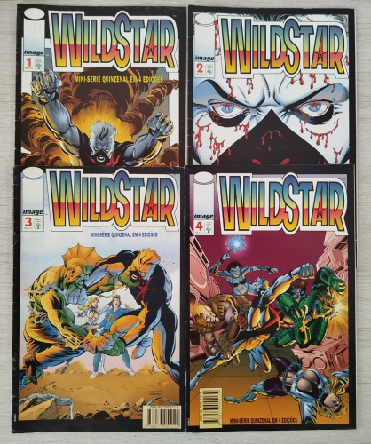 HQ Quadrinhos Wildstar (completo em 4 volumes) Wildstar # - Produto Original