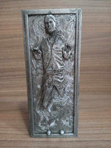Han solo criogenado em impressão 3D Star Wars # - Produto Original