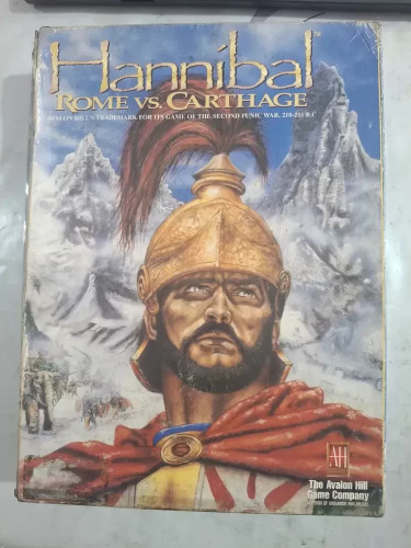Hannibal: Roma Vs. Cartago - Avalon Hill (ingles) Jogo De Tabuleiro # - Produto Original
