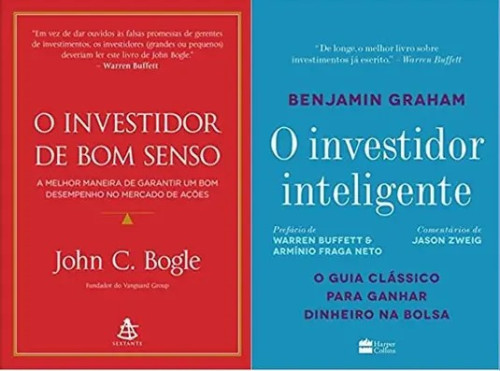 O investidor inteligente + O investidor de Bom Senso-Financeira-