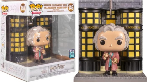 Harry Potter - Garrick Ollivander with Ollivanders Wand Shop Diagon Alley Diorama Deluxe” FUNKO 146-Harry Potter-146