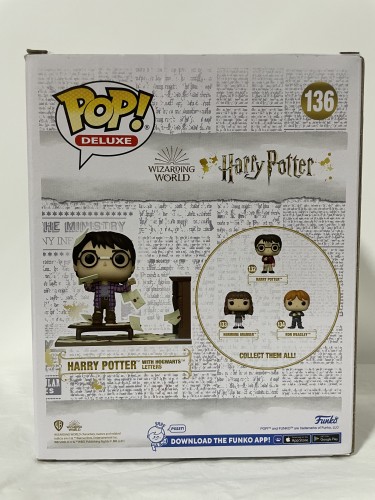 Harry Potter With Hogwarts Letters - Exclusivo Funko Shop - Harry Potter - #136