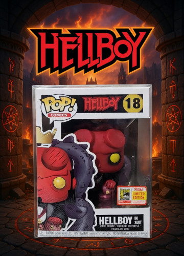 Funko Pop Hellboy In Suit Sdcc 2018-Hellboy-18