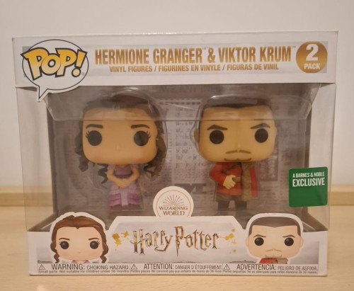 Funko Pop Hermione Granger & Viktor Krum Harry Potter #2 - Produto Original