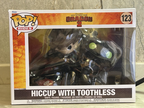 Funko Pop Hiccup With Toothless - Como Treinar Seu Dragão 2 - Rides --Dreamworks How To Train Your Dragon-123
