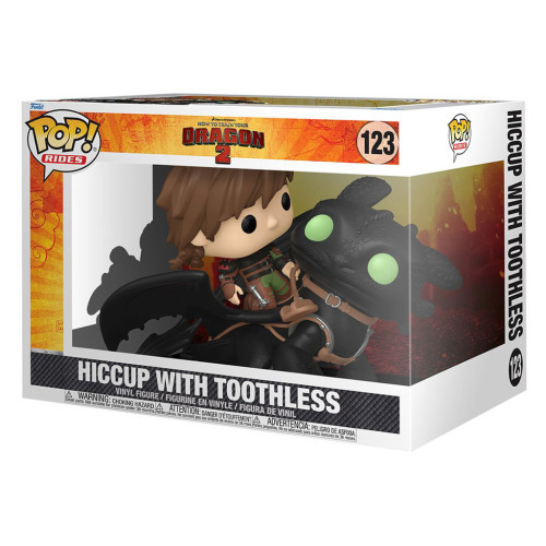 Funko Pop Hiccup With Toothless - Como Treinar Seu Dragão - #123