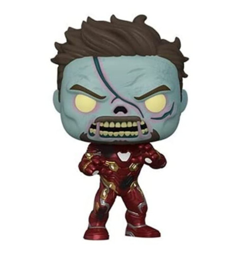 Funko Pop Homem De Ferro (iron Man) Zombie. MARVEL - What If ...? #944 - Produto Original