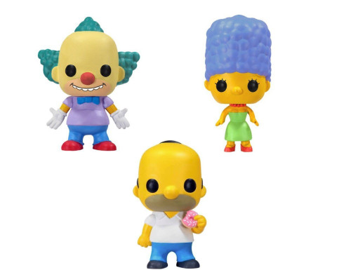Funko Pop Homer Marge & Krusty - Loose-The Simpsons-1